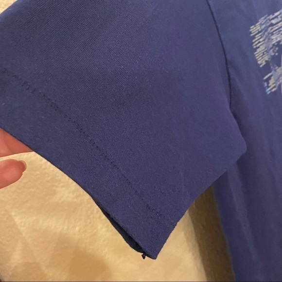 Vintage Hanes Blue Foiled Again 1991 Sailing Graphic T-Shirt Size Medium - Picture 7 of 8